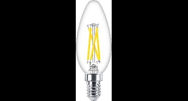 Philips MASTER LED E14 Kaars Filament Helder 2.5W 340lm - 922-927 Dim To Warm | Beste Kleurweergave - Dimbaar - Vervangt 25W