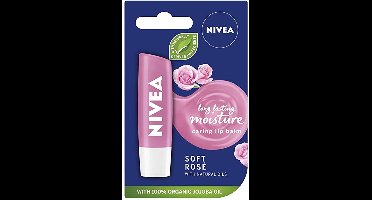Nivea - Lippenbalsem - Soft Rose - Natuurlijke Olie - 5,5 g