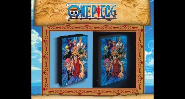 One Piece - Luffy's Bemanning Lichtgevend Canvas 30x40cm