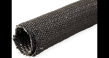 VALUE stoffen slang SNAP voor kabelbundeling, zwart, 25 m