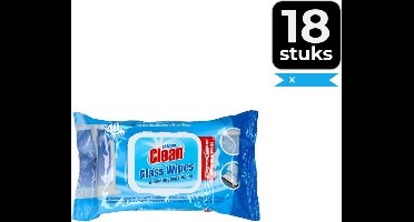 At Home Reinigingsdoekjes Glas 40 stuks - Voordeelverpakking 18 stuks