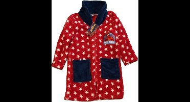 Spiderman badjas - fleece - kamerjas - ochtendjas - duster - rood - 8 jaar - maat 128