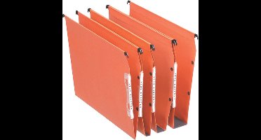 Hangmap Esselte Orgarex Dual 21628 - lateraal 15mm - oranje - 25 stuks