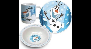 Disney Frozen Ontbijtset - 3-delig - lichtblauw