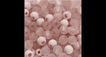 CC Plastic Kralen 6 mm Roze 150 stuks