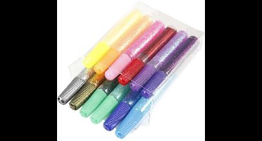 Creativ Company Glitterlijm Set Multigekleurd 12x10 ml