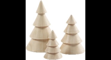 Creativ Company Kerstbomen van Hout