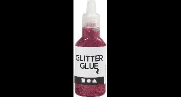 CC Glitterlijm 25 ml Donkerroze