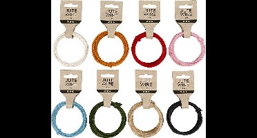 Creativ Company Jute Koord 2-4 mm Multi 8x3 m