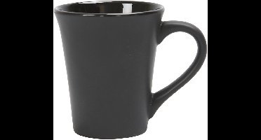 CC Porseleinen Mok Zwart 8,7x10 cm