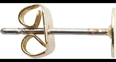 CC Oorstekers Plat 5 mm Goud 10 stuks