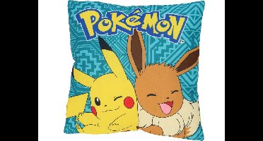 Pokemon - Eevee & Pikachu Sierkussen