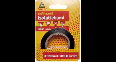 Deltafix isolatieband zelfklevend op kaart geel 10 m x 19 mm x 0.13