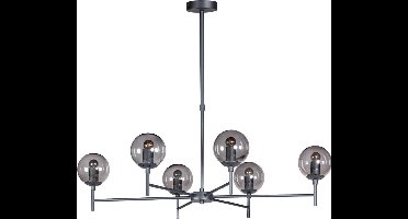 ETH Davina Hanglamp 6x E27 40W Zwart