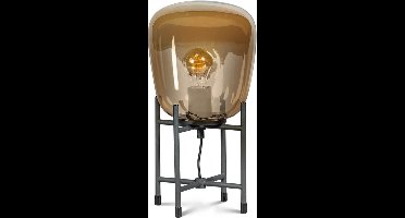 ETH Benn Gold Mini Tafellamp 1x E27 60W Zwart