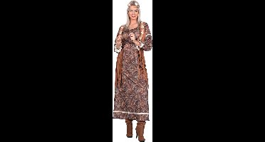 Maxi Jurk Paisly Hot Flower Power Vrouw