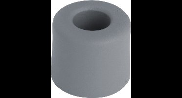 Deltafix Deurbuffer - deurstopper - grijs - rubber - 30 x 25 mm - schroefbevestiging