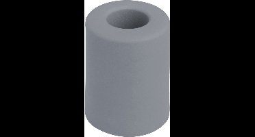 Deltafix Deurbuffer - deurstopper - grijs - rubber - 50 x 35 mm - schroefbevestiging