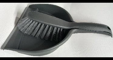 Benson Stoffer en Blik - Met Rubberen Rand - Antraciet