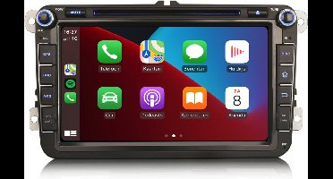 Carplay geschikt voor Seat Leon Alhambra Altea Toledo | 2004 t/m 2018 | Android 12 | Draadloos Apple Carplay & Android auto | 4GB + 64GB | 8-Core | 2025 model | 2004 2005 2006 t/m 2012 2013 2014 2015 2016 2017 2018 | Bluetooth & Wifi