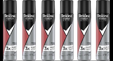Rexona® - Deodorant Man - Spray - Men Maximum Protection Intense Sport Anti-transpirant Spray - 6 x 100 ml - Voordeelverpakking