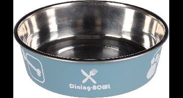 Flamingo Hondenvoerbak Bella Kena Blauw - Blauw - 17 x 17 x 5 cm