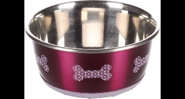 Flamingo Hondenvoerbak Selecta Bone Roze - Roze - 950 ml