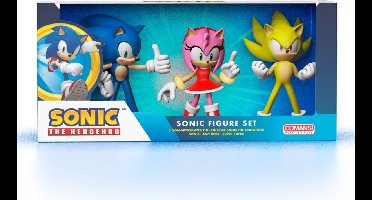 Comansi Sonic the Hedgehog - 3 Figuurtjes in Geschenkverpakking - 10 cm