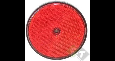 Reflector Rood, rond 85mm, E3 gekeurd