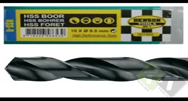 HSS Boor, diameter 1.0 mm, Benson