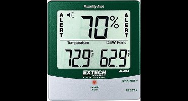 Extech 445814 - vochtigheidsmeter en thermometer - dauwpunt - alarm