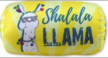 Reiskussen Lama (geel) | Lama | grappig nekkussen | nekrol kussen