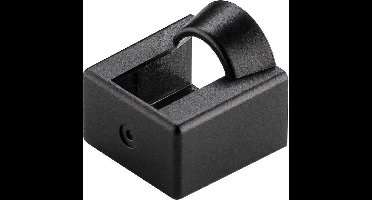 RJ45 (v) afsluitcovers voor RJ45 (m) connectoren zonder kabelklem - 10 stuks / zwart