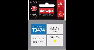 Activejet AE-34YNX inkt (vervangt Epson 34XL T3474; Supreme; 14 ml; geel)