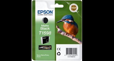 Epson T1598 - Inktcartridge / Mat zwart