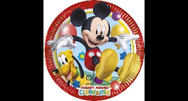 Vegaoo - 8 kleine kartonnen Mickey Mouse borden