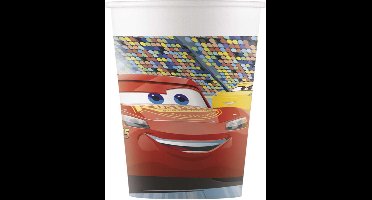 Vegaoo - 8 kartonnen Cars 3 bekers