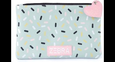Toilettasje / School Etui - Sprinkles  - Zebra
