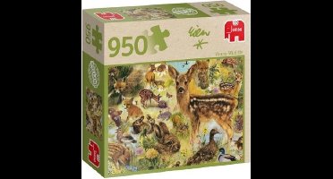 Jumbo Premium Collection Puzzel Rien Poortvliet: Young Wildlife - Legpuzzel - 950 stukjes