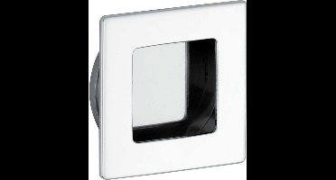 Schuifdeurkom vierkant 30mm glans chroom