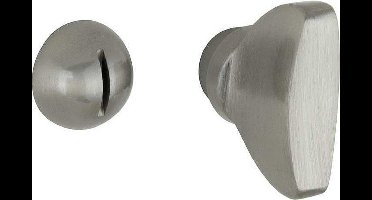 Toiletgarnituur - Nikkel mat ongelakt - Mi Satori - Mi Satori vrij / bezet Stift Elegant los messing mat nikkel ongelakt