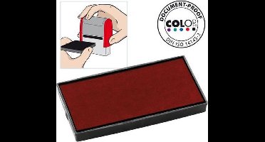 Colop Reserve kussen t.b.v. zelfinktende stempels E/50 rood voor Printer 50 Microban (pak 2 stuks)