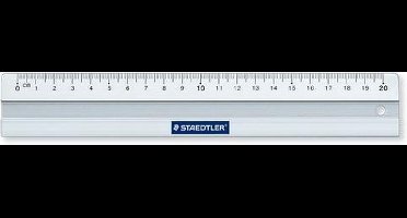 Liniaal Staedtler 563 200mm aluminium