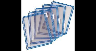 tarifold Zichtpaneel A4, Plastic, Blauw (doos 10 stuks)