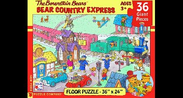 Beren Country Express - Berenstain Beren Vloerpuzzel van 36 reuze stukken - 0851996002840