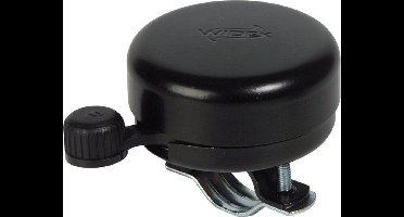 Fietsbel Widek staal - zwart gelakt - traditionele bel - fiets - op kaart