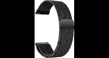 Bandje geschikt voor Huawei Watch GT 2 42mm - Zwart Milanese Band