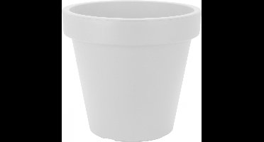 Relaxwonen - Bloempot Classic 40 Cm Kunststof Wit