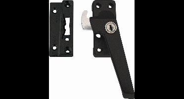 AXA Veiligheidsraamsluiting Met Sleutel Rechtsdraaiend Zwart