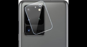 Camera Lens Screenprotector geschikt voor Samsung S20 Ultra - Glas Screen Protector